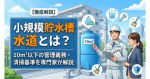 小規模貯水槽水道とは？定義・義務